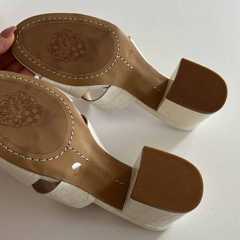 Vince Camuto Leather Jorkita Mules Size 5.5 | NWOB - Picture 7 of 7